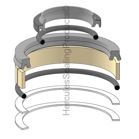 Toyota -After Market Parts Hydraulic Cylinder Repair Kit- 35 X 50 mmLIFT TRUCK KITS 04651-21340-71